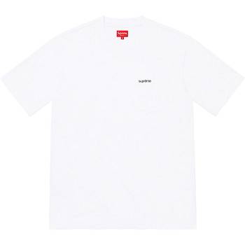 White Supreme S/S Pocket Tee Sweaters | Supreme 307OR